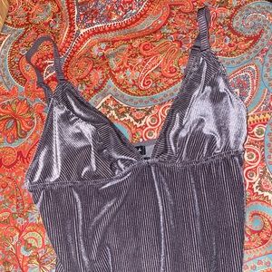 Velvet bodysuit urban outfitters